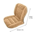 thumbnail image 3 of Xecvkr Seat Cushions Winter Warm Seat Cushion Thick Integrated Backrest Office Detachable Washable Elastic Support Chair Tatami Student Model 1 Piece, 3 of 7