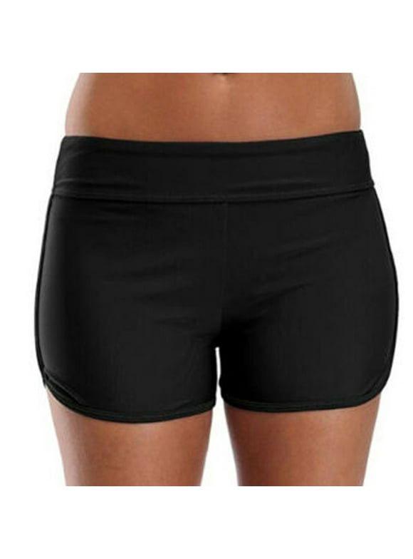 Womens Boy Short Swim Bottoms