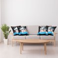 thumbnail image 4 of Ambesonne Cartoon Throw Pillow Cover 4 Pack, Wonderland Tale, 24", Multicolor, 4 of 7