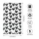 thumbnail image 2 of Fotbe Retro Rooster Toalla Premium con Patrón, Toalla de Microfibra de Secado Rápido, Ligera y Altamente Absorbente (27.5x16in), Ideal para Uso Diario, 2 of 6