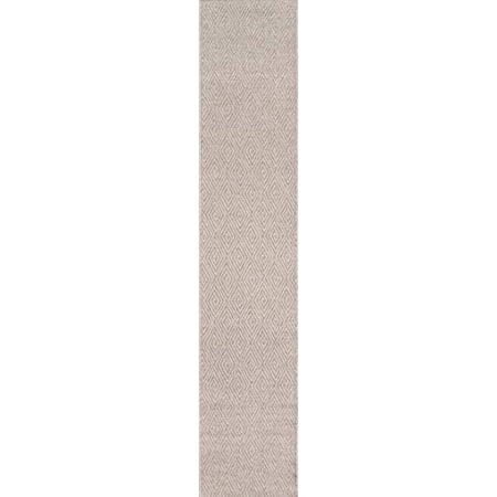 Erin Gates by Momeni Downeast Wells Area Rug, 2 X 10 Runner, Natural