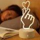 thumbnail image 3 of Lámpara USB 3D LED Luz de noche junto a la cama Amor romántico Lámpara de mesa de escritorio de acrílico (C) Ndcxsfigh Nuevos Originales, 3 of 7