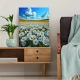 thumbnail image 5 of Qisvanset 12x16 Inch 2D Flat Framed Canvas Art, Vintage Country Landscape Minimalist Antique Living Room Home Wall Decor, 5 of 5