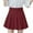 BQ1-Red, variant on Bysome Pleated Skirt For Women High Waist Trendy Fashion Skirts
