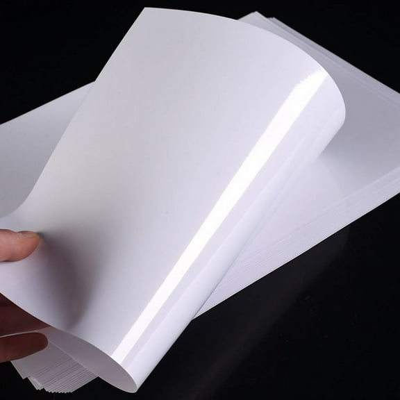 Qiysamall 20 Sheets Waterproof Adhesive A4 Label Paper Label Sheets For Printers Durable Label Stickers Address Labels Sticker Paper Printer Paper Printer Sticker Paper