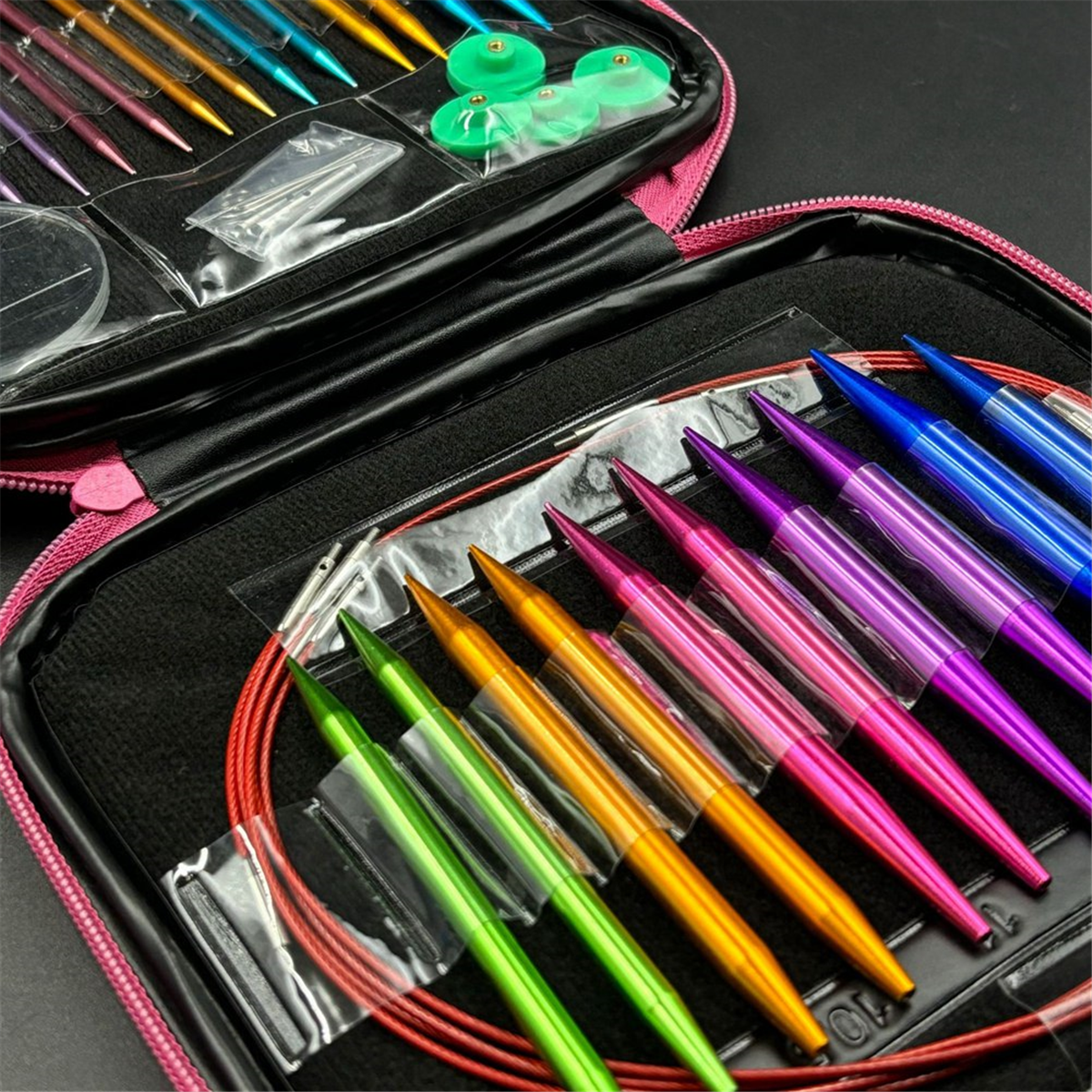 Circular Needle Set Aluminum Oxide Removable and Interchangeable Circular Needle DIY Knitting Tool Sweater Needle Set