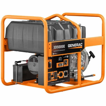 Generac 6864 XD5000E 5,000 Watt Electric Start Diesel Portable Generator