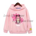 thumbnail image 2 of Sudadera con capucha rosa linda A4 para niño y niña, algodón, para niños, para niñas, para niños, para niñas, para niños, para niñas, 2 of 5