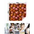 thumbnail image 4 of Pink Pumpkin Fall Cloth Napkins Set of 8 Reusable Dinner Napkins, Thanksgiving Maple Leaves Autumn Cocktail Napkin Washable Table Napkins for Wedding/Holiday Party/Baby Shower 20"x20", 4 of 7