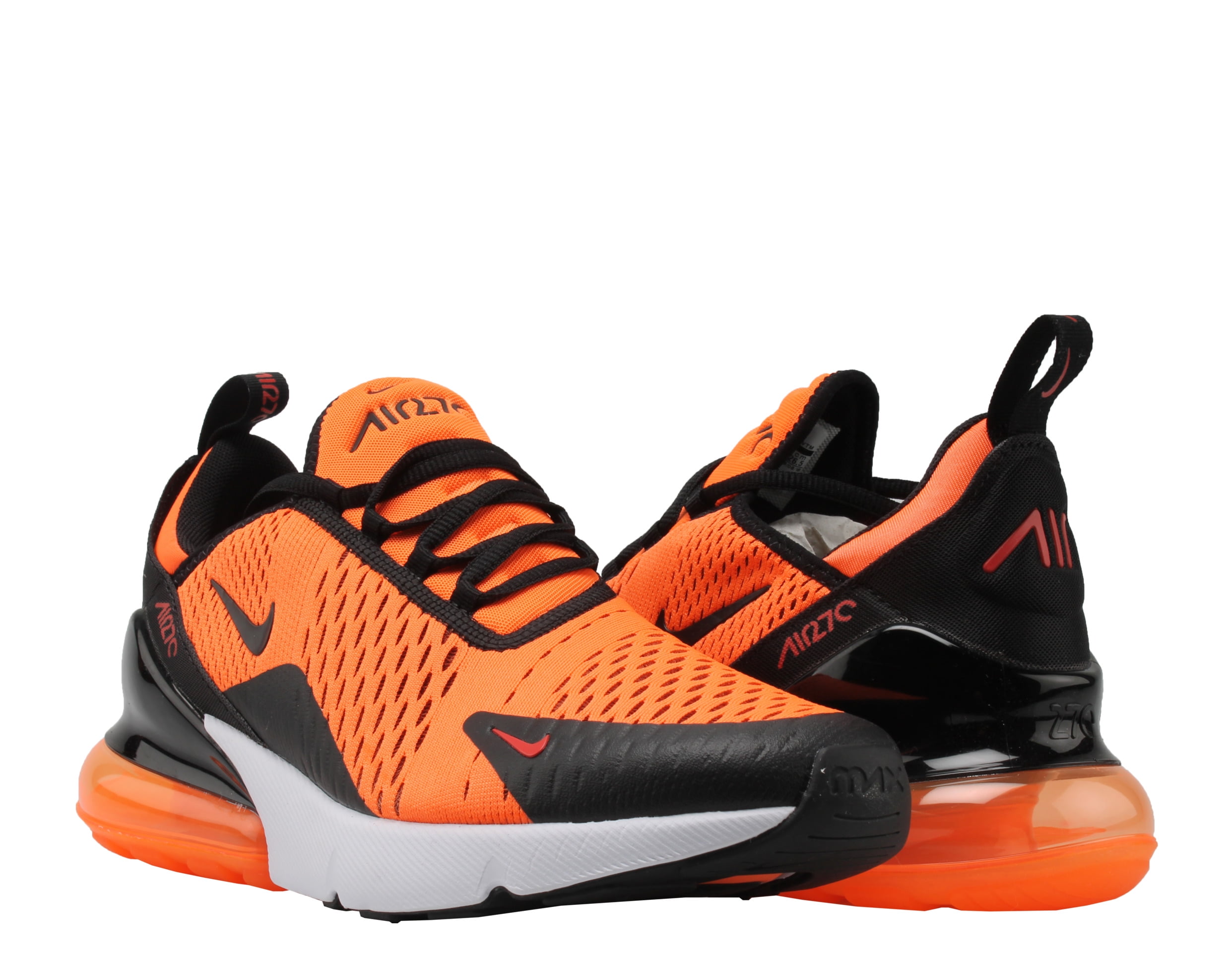 nike air max 270 men's white and orange