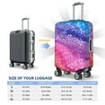 thumbnail image 4 of Yiaed Rainbow Glitter Cute Print Travel Luggage Cover Suitcase Protector Covers Elastic Luggage Anti-scratch(No luggage included）-Large, 4 of 7