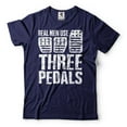 thumbnail image 4 of Real Men Use Three Pedals Shirt Funny Car Shirts Manual Driver Gift Car Lover Tee Cool Cars Gifts (X-Large Military Green), 4 of 6