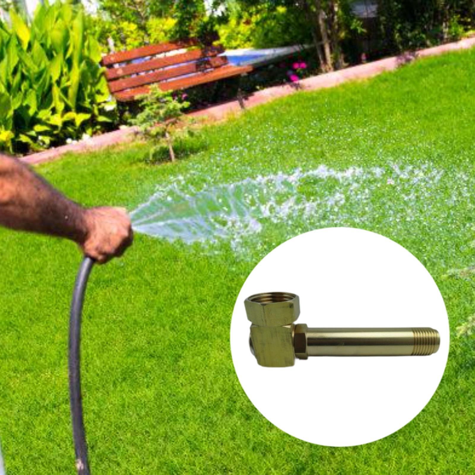 oshhni Garden Hose Adapter Hose Quick Connect Portable Hose Reel Part Water Intake Hose Adapter for Washing Floor Cleaning Fence Car 122.4mm