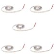 thumbnail image 1 of 5 tiras de luces LED SMD 60-3528 de 1 m, resistentes al agua, 12 V CC (blancas), 1 of 5