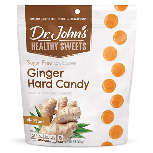 Dr. John's Healthy Sweets Sugar Free Ginger Hard Candies (100 count, 1