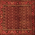 thumbnail image 1 of Ahgly Company Indoor Square Persian Orange Traditional Area Rugs, 3' Square, 1 of 1