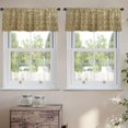 thumbnail image 2 of LALILO Kitchen Curtain Valance Golden Door House Morocco Door Rod Pocket Window Curtain 52"x 18" Set of 2, 2 of 5