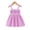 Purple, variant on 12 Months Baby Girls Dress 18 Months Girls Sleeveless Dress Flower Solid Color Toddler Girls Off-the-shoulder Summer Suspender Dress Apricot