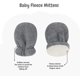 thumbnail image 5 of Gorro de invierno para bebé - 0-24 meses Conjunto de gorros y manoplas de invierno para bebé - Gorro de invierno para bebé niño y niña 0-6, 6-12, 12-24 meses Estrella Naciente  Sombreros, 5 of 7