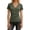 Army Green, variant on T Shirts for Women 2026 Summer Short Sleeve V Neck Wrap Shirt Dressy Casual Office Work Tshirt Blouse