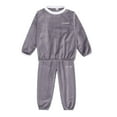 thumbnail image 3 of Ahuyic Toddler Kid Long Sleeved Outfit, Fall/Winter Warm Set For Kids, Childrens Flannel Sleepwear Set Long Sleeved Top And Long Pants Home Clothes Set, 3 of 5