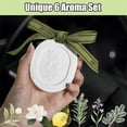 thumbnail image 5 of Meiiso Long Lasting Fragrance Pendant Freesia, Clay Disk Oil Passive Diffuser for Car Room Aroma Improves Sleep Stress Non Electric, 5 of 8
