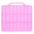 thumbnail image 1 of Minnieouse Estuche organizador de esmalte de uñas en Gel, soporte de 48 rejillas, divisor ajustable, salón, dormitorio, lápices labiales, compartimentos Pinceles de maquillaje y herramientas Rosado Minnieouse CE014631-01, 1 of 6