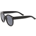 thumbnail image 3 of Womens Retro Oversize Horn Rimmed P3 Round Sunglasses 52mm UV400 Lenses, 3 of 4