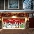 thumbnail image 2 of Christmas Garage Door Cover, 2025 Merry Christmas Garage Door Xmas Decorations, Outdoor Xmas Banner Decoration 480*180cm (A), 2 of 6