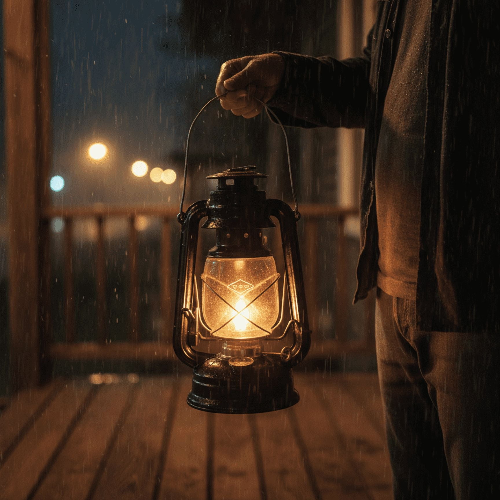 21st Century Hurricane Lantern 10" Assorted & Crown Lamp Oil Emergency Camping Bundle