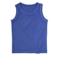 thumbnail image 4 of CYRBOKO Girls Tank Tops, Athletic Sleeveless Casual Knit Ribbing Summer Tops for Kids Dark Blue Size 10-11 T, 4 of 7