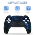 thumbnail image 4 of Lines PS5/PS5 Slim Digital Disc Skin Sticker For Console And Controller Skins, 4 of 7