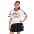 thumbnail image 5 of Hello Kitty Girls Active Graphic Jersey with Short Sleeves, Sizes 4-12, 5 of 7