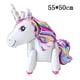 thumbnail image 5 of Globos con temática de unicornio 4D, decoración para fiesta de cumpleaños, suministros para fiesta, globo de aluminio con forma de animal, globos para baby shower de niña con unicornio, 5 of 5