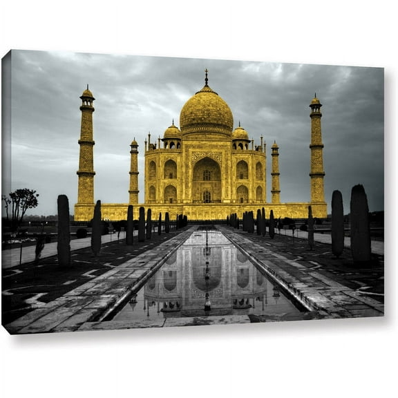 ArtWall Revolver Ocelot "Tajmahal" Gallery-Wrapped Canvas