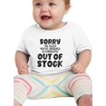 thumbnail image 1 of Sorry Sleep Out Of Stock T-Shirt Infant -Smartprints Designs, 18 Months, 1 of 4