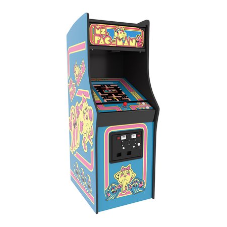 Official Ms Pac Man Scale Replica Arcade Cabinet 17 Inches Tall