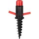 thumbnail image 1 of Pie negro, soporte para paraguas, montaje con tornillo, toma de tierra, camping, playa, rojo, 1 of 5