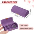 thumbnail image 2 of Caja de Joyería de Viaje Pequeña Uxcell, Caja para Anillos, Organizador de Almacenamiento de Joyería Portátil para Anillos, Collares, Pendientes, Regalo para Mujeres y Niñas con Caja de Regalo, Morado, 2 of 7