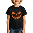 thumbnail image 4 of CONFREE Halloween Boys Short Sleeve Tshirts Crew Neck Cute Ghost Face Graphic Soft Hallowmas T-Shirts for Kids, 4 of 6