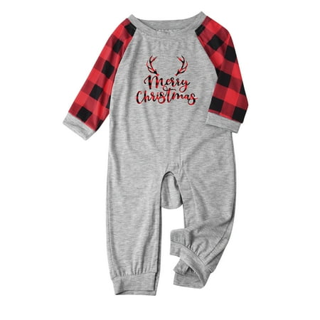

Fesfesfes Xmas PJS Parent-Child Outfit Baby Printed Family Matching Pajamas Crawl Sale Clearance