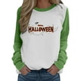 thumbnail image 2 of Vedolay Women's Tops Hoodies for Women 2023 Fall Workout Crop Tops Long Sleeve Casual Sweatshirts,Green XXL, 2 of 3