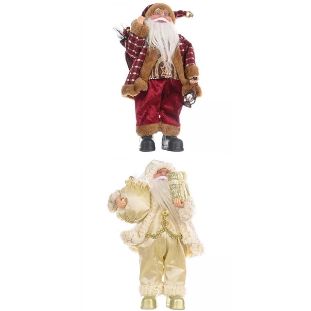 Muñeco Noel Decoración de árbol de Navidad Yuyangstore Estatuillas de Santa Claus 30x20 CM