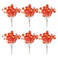 thumbnail image 1 of Flor artificial de otoño de 7 tenedores, flor falsa para el hogar, boda, fiesta, centro de mesa, decoración de interiores y exteriores con flores artificiales, 1 of 8