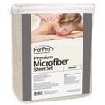 thumbnail image 2 of ForPro Premium Microfiber Sheet Set Natural 3Pc, 2 of 5