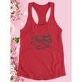 thumbnail image 3 of Mothers Day Noir Lettering Racerback Tank Women -Image by Shutterstock, Female x-Large, 3 of 4