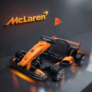 Mclaren Kids Go Kart, 24V Powered Ride on Car Toy with Bluetooth, 400W Powerful Motor, Safety Belt, LED Lights, 3 Levels Adjust Seat, Electric Go Cart, Rear Wheel Drift Racer Car for 6 yrs Boys Girls