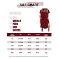thumbnail image 3 of CASSIE LIZ Women's Plus Size Dress 4X Pocket V Neck Maxi T Shirt Dress Casual Wine Red Short Sleeve Sundress Loose Fit Spring Summer Dress 4XL 24W 26W, 3 of 3