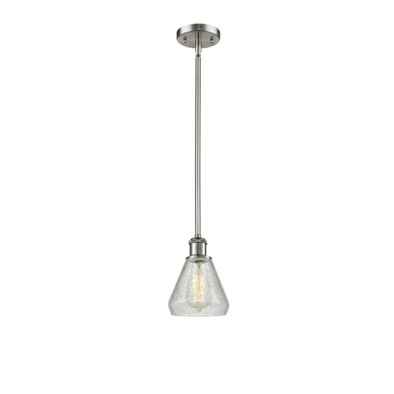 516-1S-SN-G275 Innovations Lighting Conesus - 1 Light Mini Pendant In Industrial Style-10 Inches Tall and 6 Inches Wide-Brushed Satin Nickel