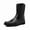 Black, variant on Men's Western Cowboy Boots, Embossed Leather & Embroidered Casual Boots, Brown Black Mid-Calf Boots